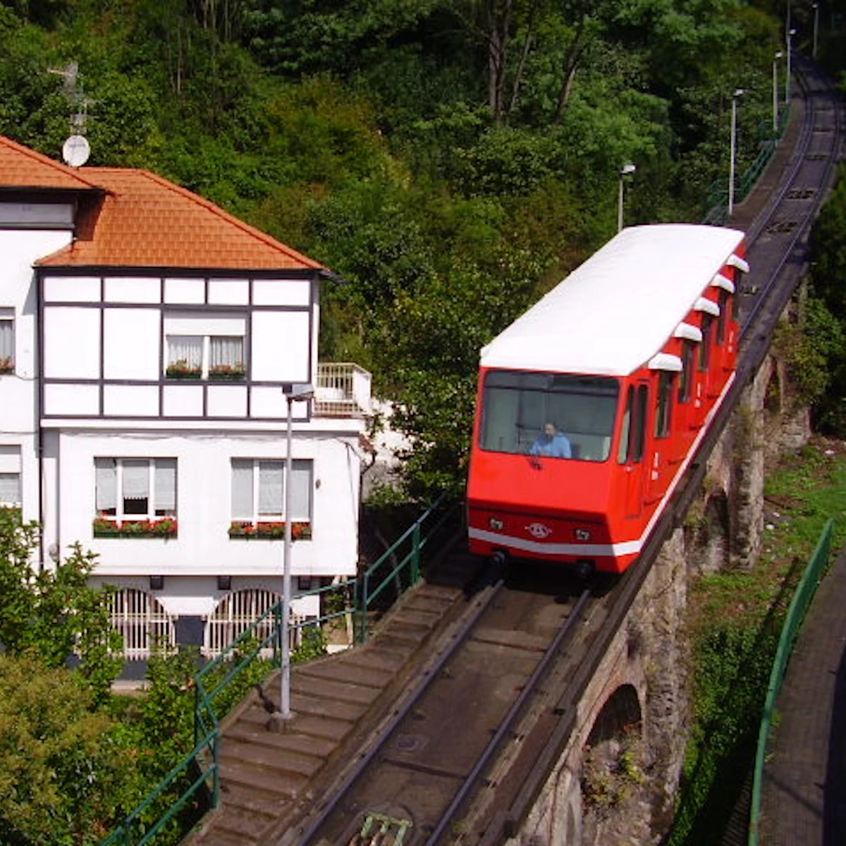 Descubre el Funicular de Artxanda con vistas a la ciudad Bilbao